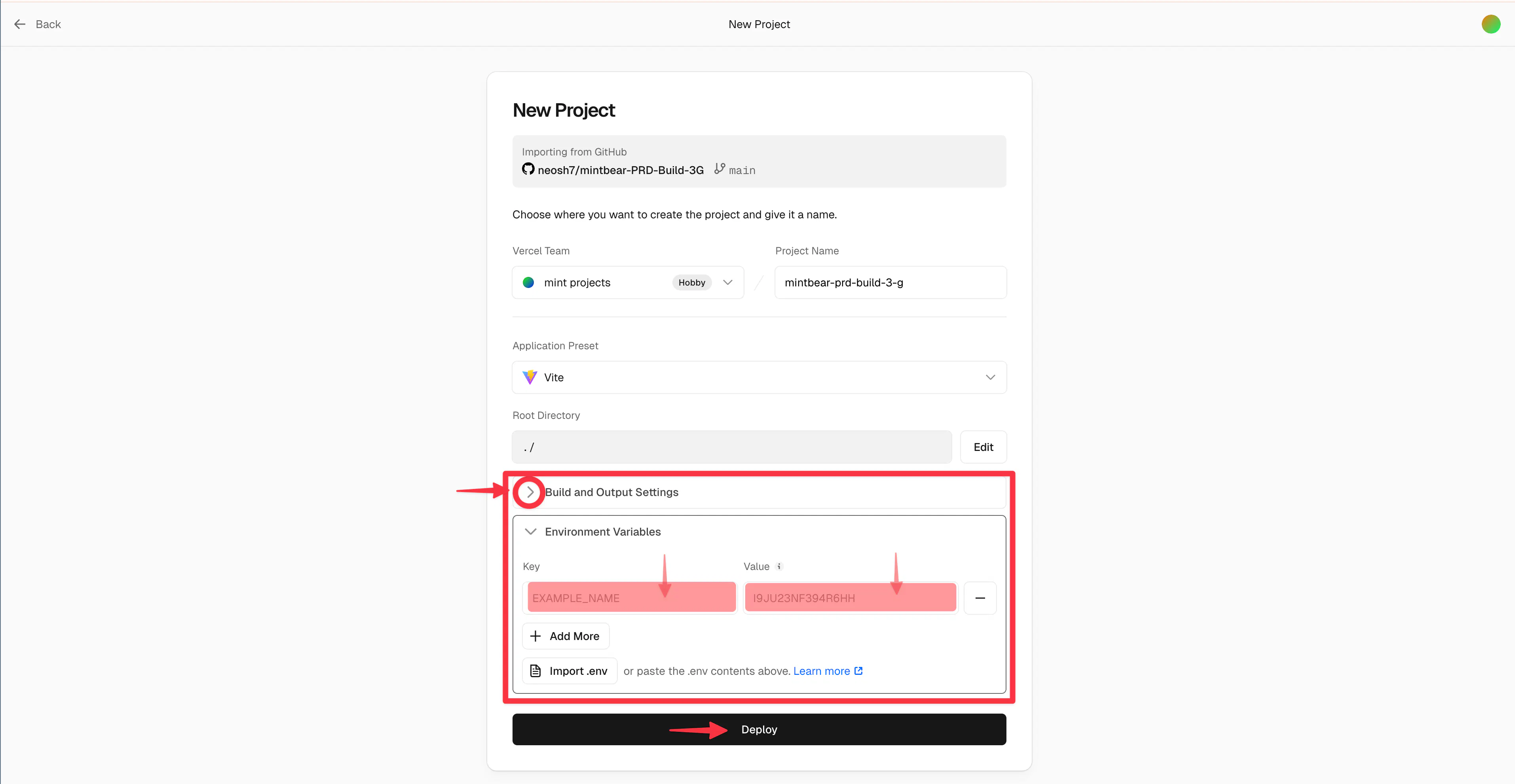 빨간색 버튼이 강조 표시된 Google 문서 페이지의 스크린샷