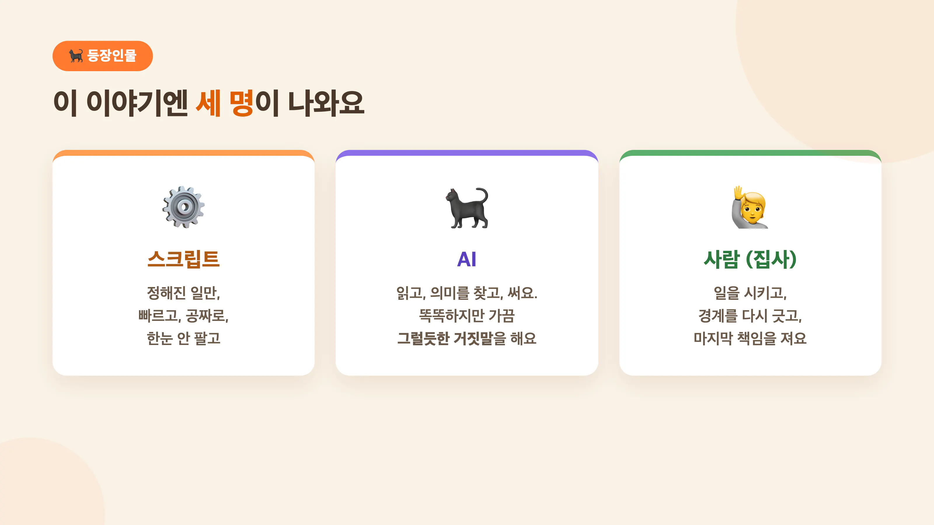 사람 확인은 틀리면 누군가 다치는 지점에만