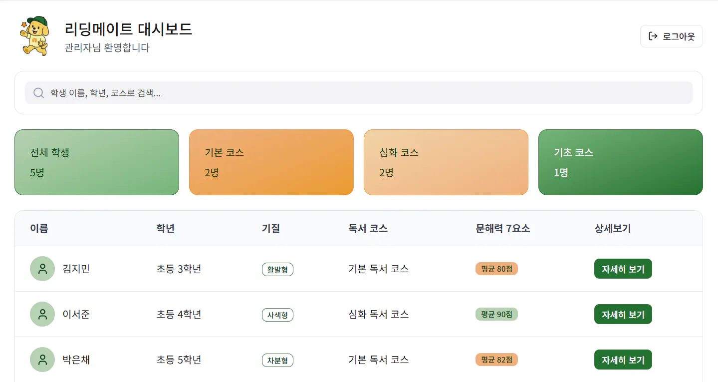 한국사이트 스크린샷
