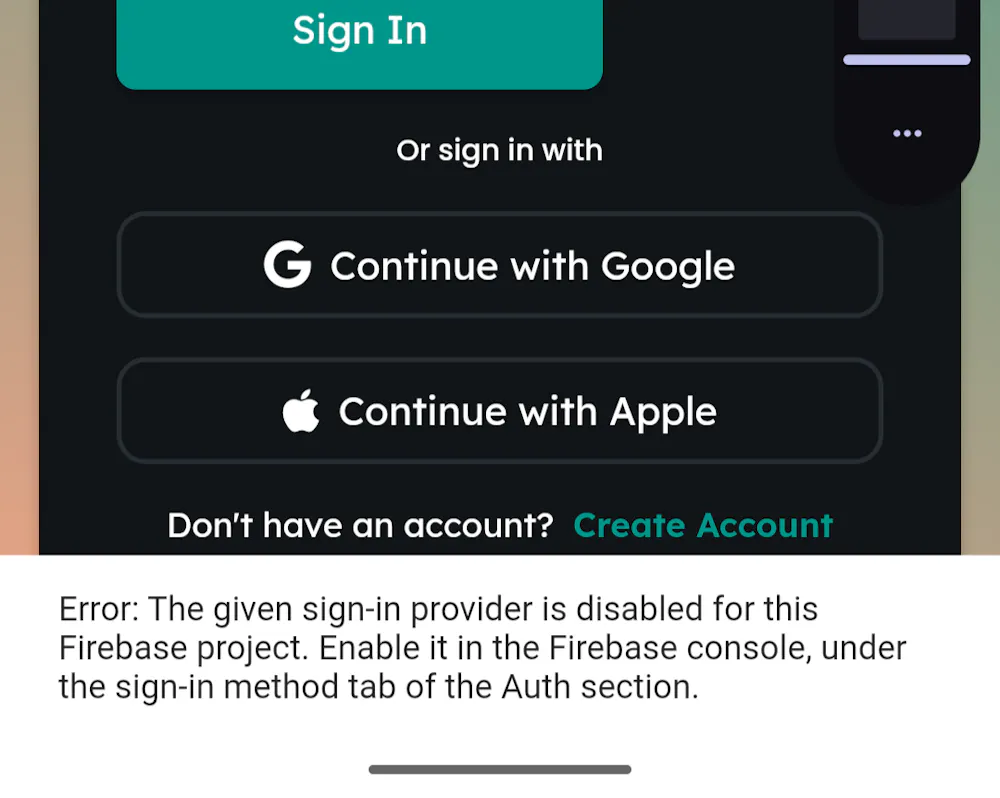 Issue with Web App