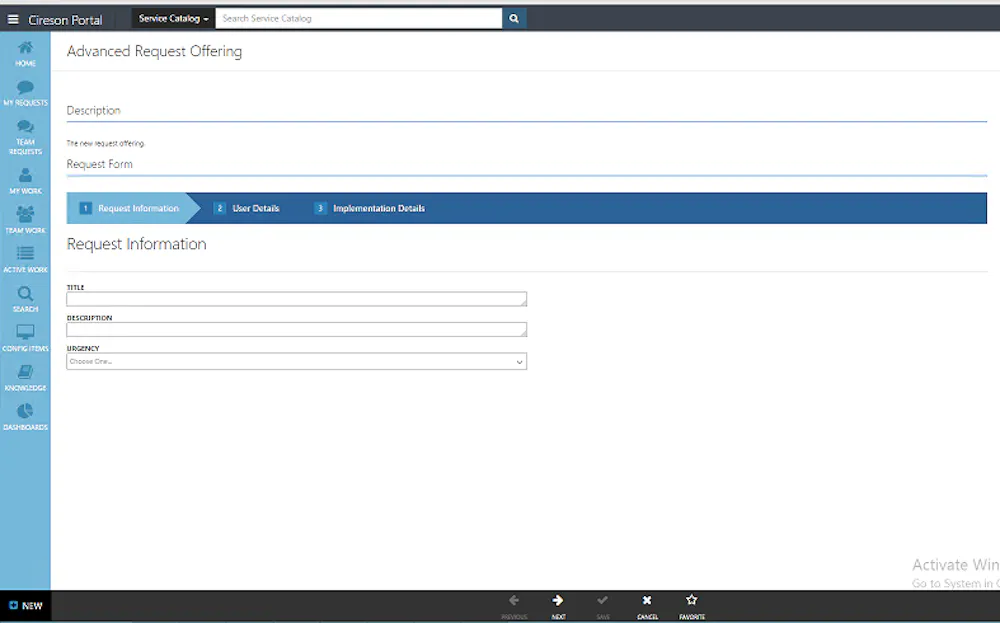 How To: Advanced Request Offering - Features & Usage in the Portal