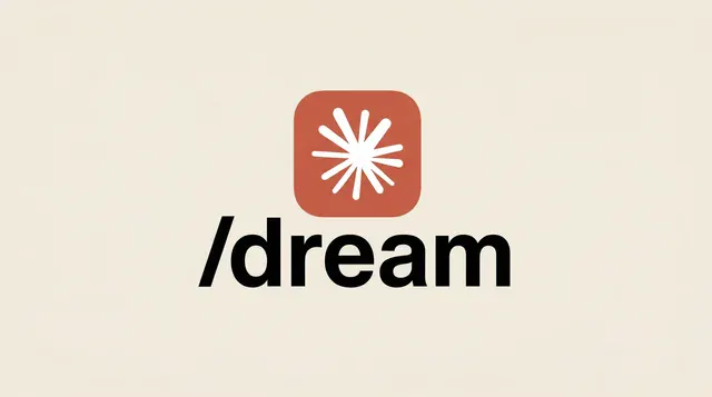 꿈이라는 단어가 적힌 로고