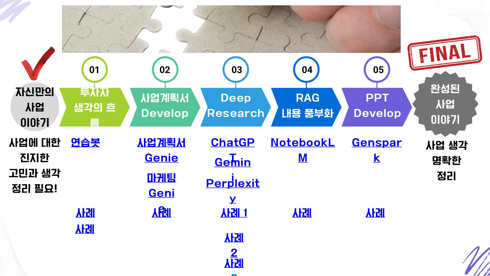 그것에 종이 한 장의 퍼즐 사진