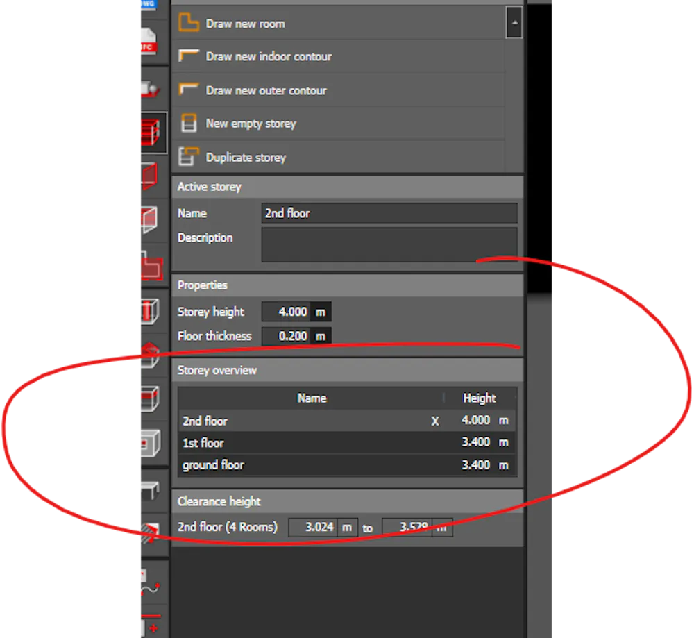 Floor Construction - DELETE / SWAP function
