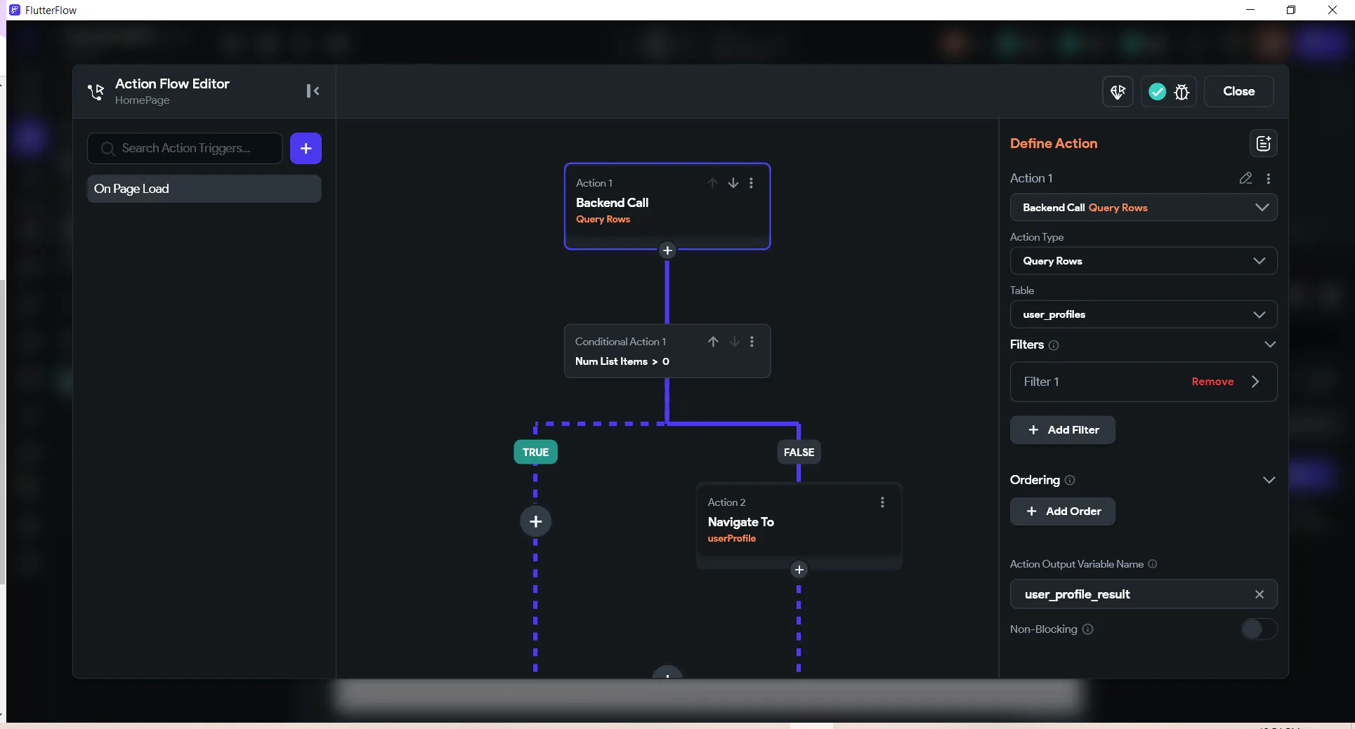Supabase query error display