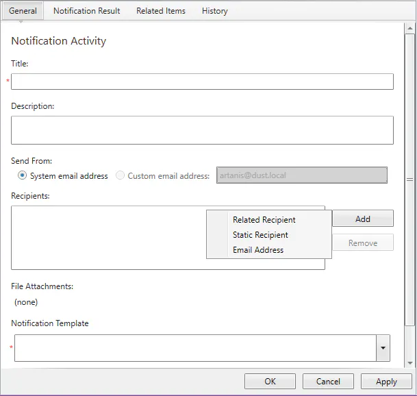 Install Notification Activity