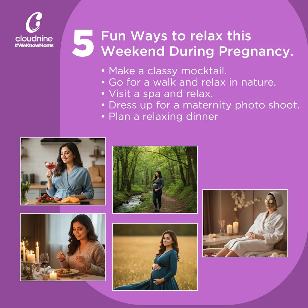 5 Fun ways to relax this weekend during pregnancy
