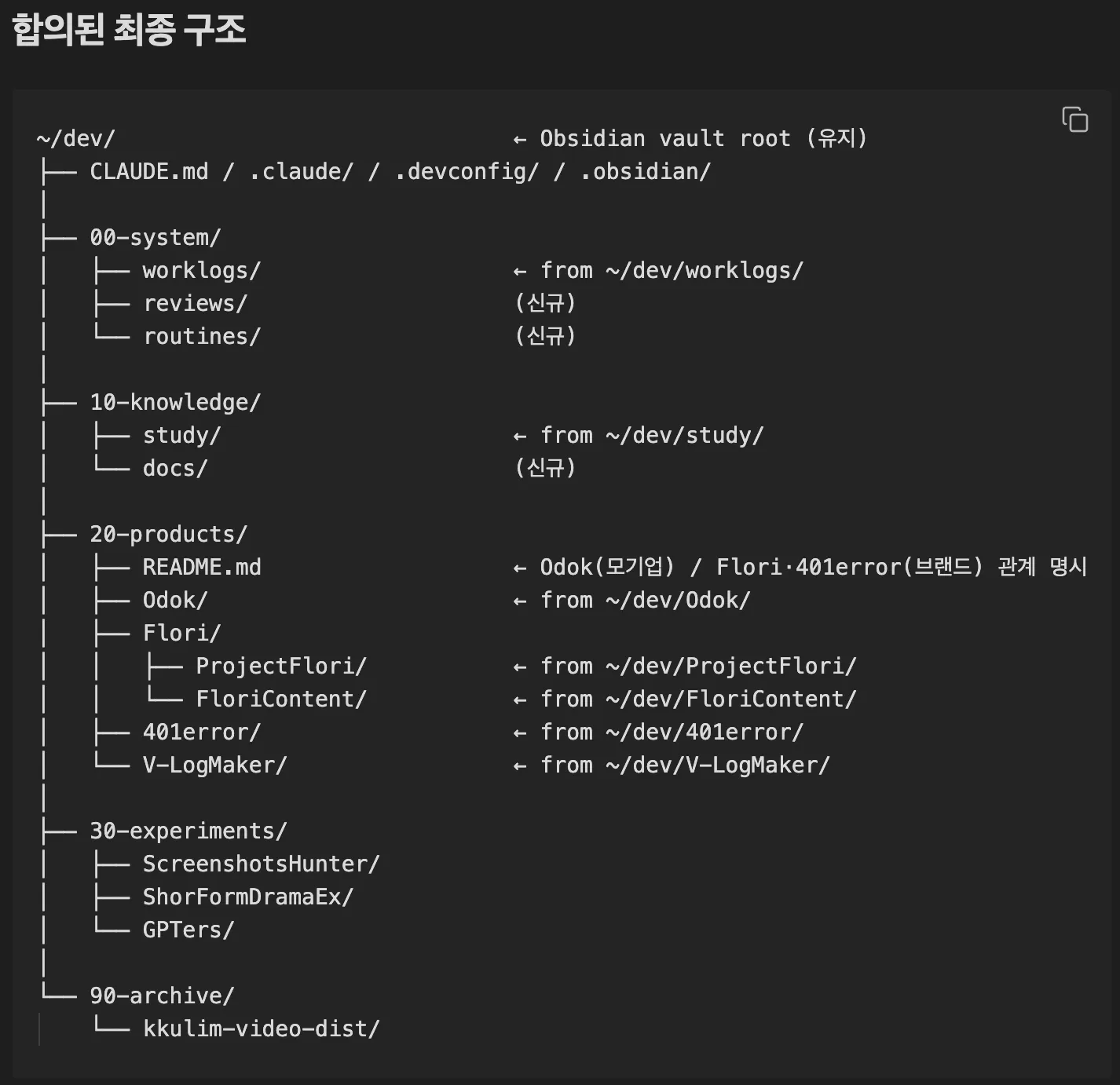 중국 메뉴 스크린샷