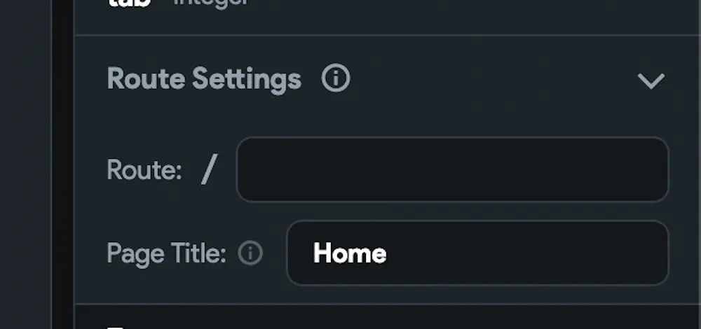 How can you set your home page url without a routing extension? (i.e ...