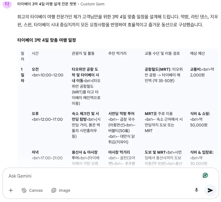 한국어 텍스트가있는 페이지의 스크린 샷