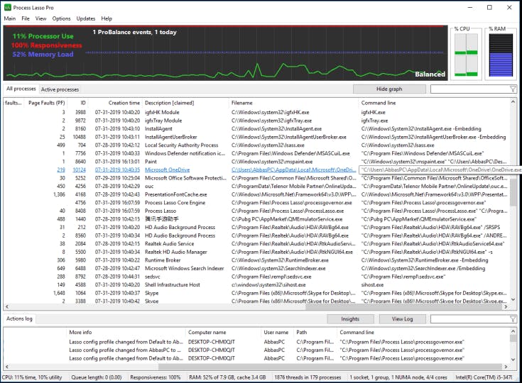 Bitsum Process Lasso Pro Activation Code