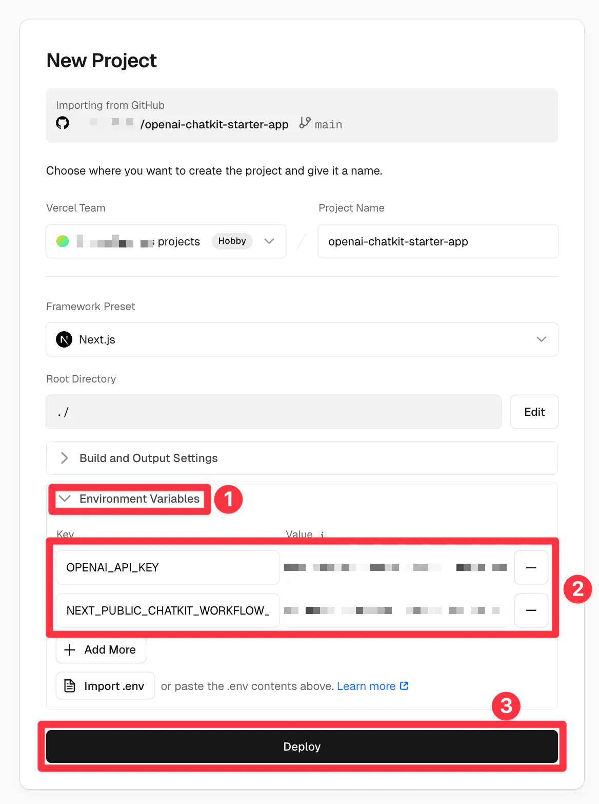 Slack에서 새 프로젝트를 만드는 방법