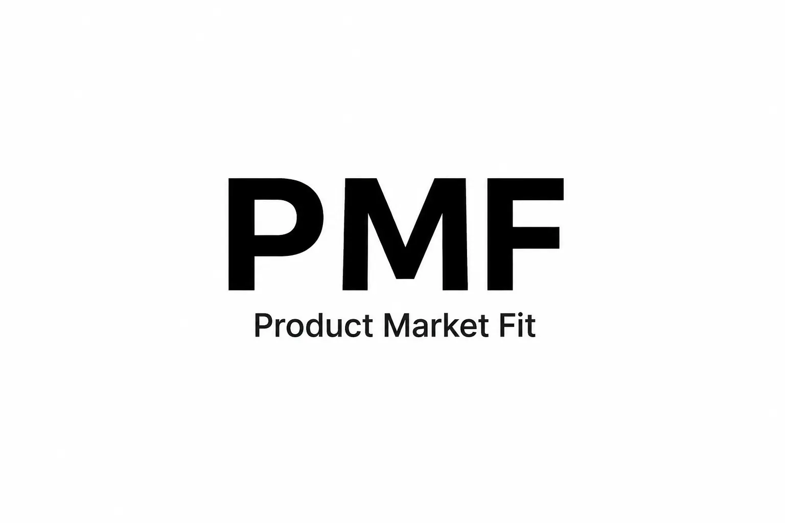 pmf 제품 시장 적합 로고