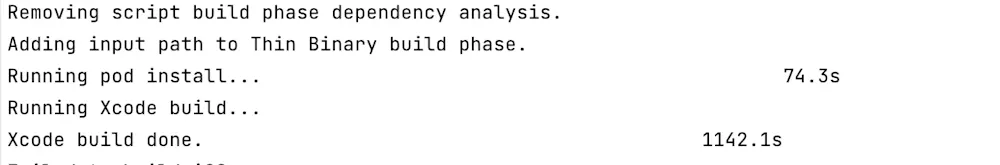 Xcode build issue with taking long time to build the app