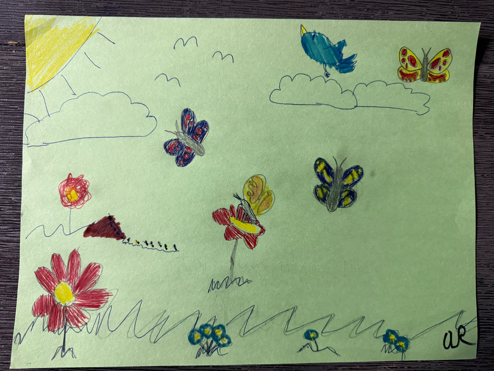 Butterfly scene