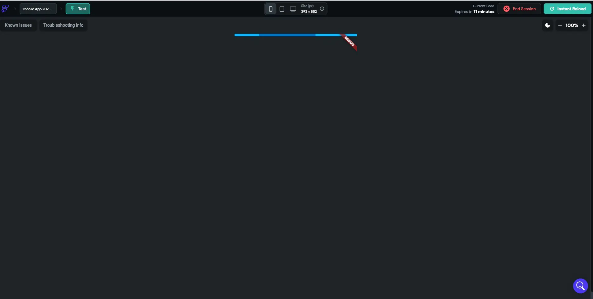 Test and run mode not working. what is reason?