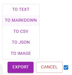 텍스트로, 마크다운으로, CSV로 말하는 버튼