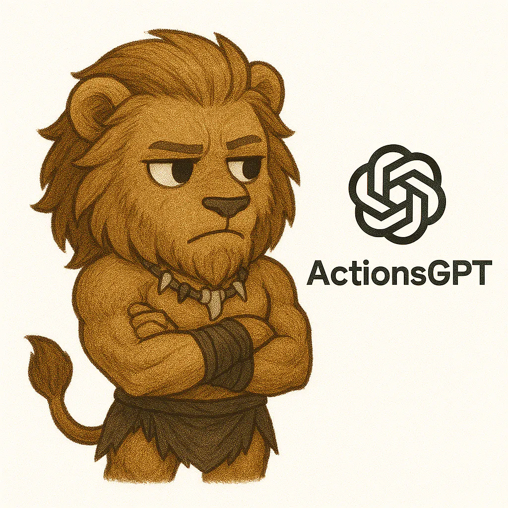 그것에 actionpt라는 단어가있는 만화 사자