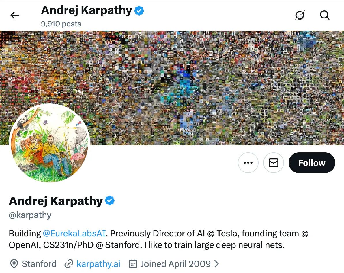 안드레이 카라포비치의 텀블러 페이지