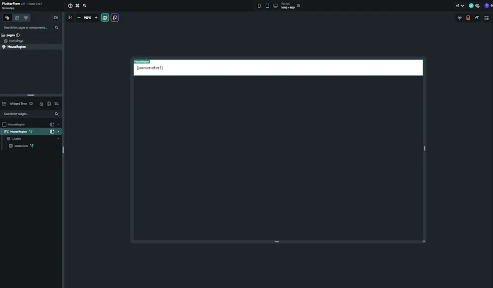 MouseRegion ListTile in ListView Open Slidable