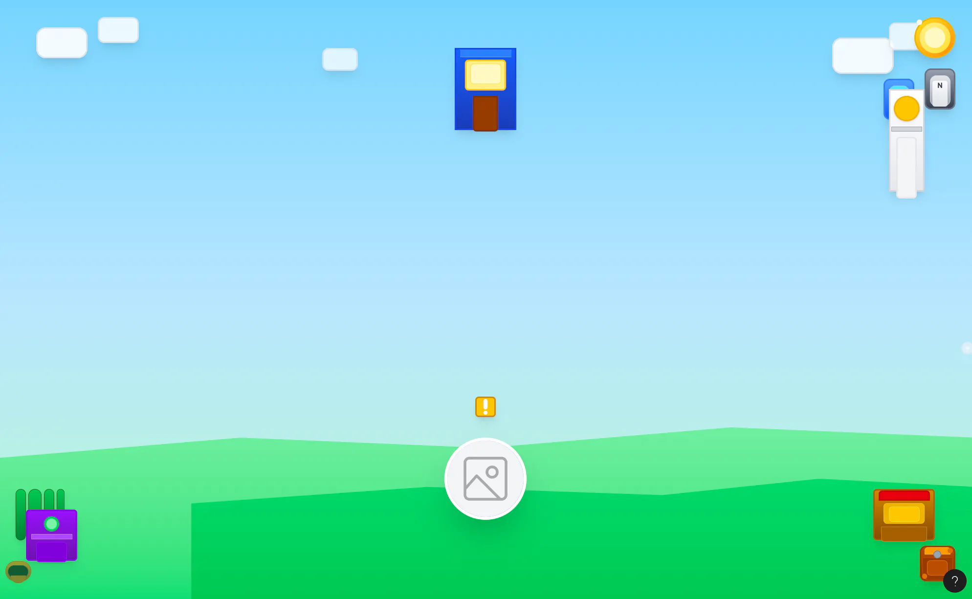 하늘에서 날아가는 새가있는 게임 스크린 샷