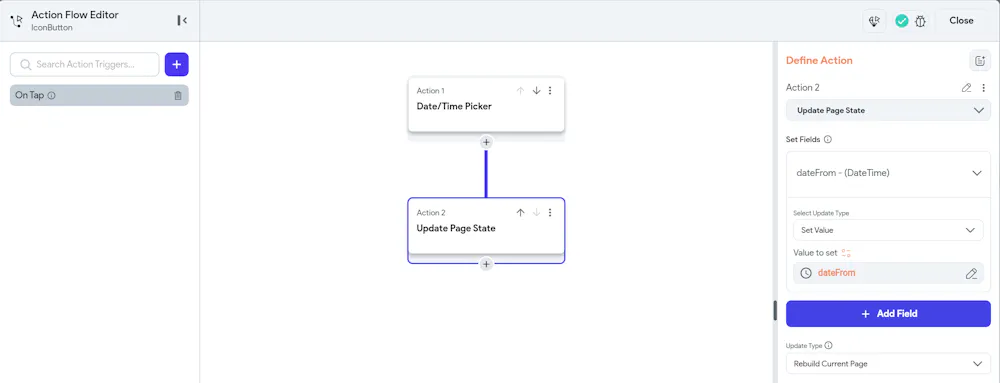 Data Range picker