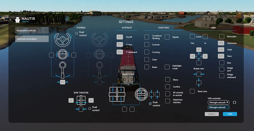 VRinsight Ship Console