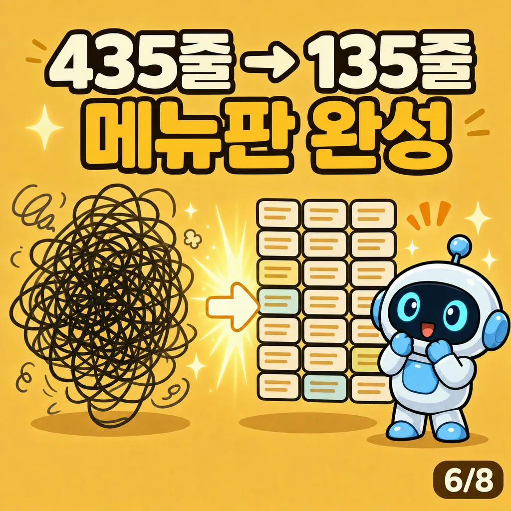 낙서 더미 옆에 로봇이 서 있다