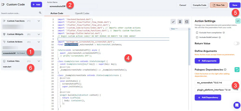 Block screenshot and screen recording
