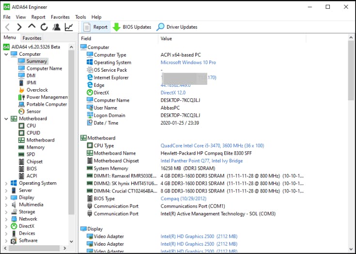 AIDA64 Extreme Engineer Product Key Download