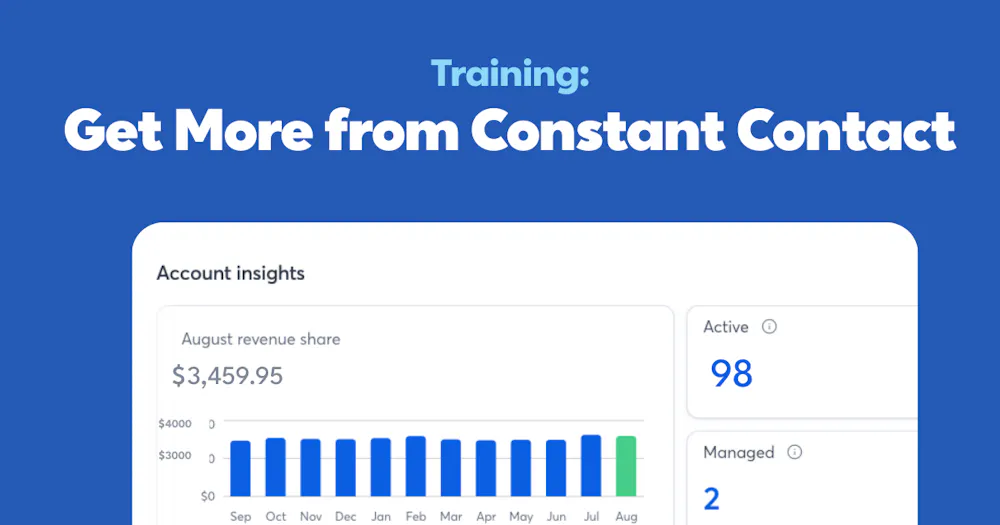 Training: Getting the Most Out of your Constant Contact Account