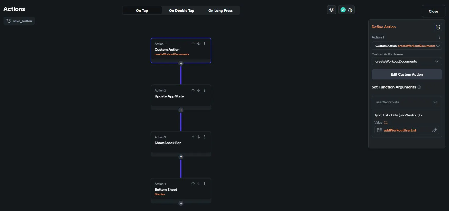 Create a list of documents in a sub collection from an App State with ...