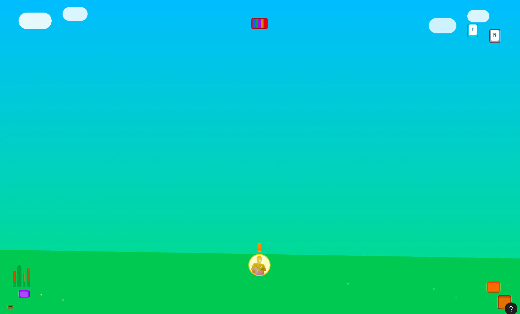 공중에서 날아가는 새가있는 게임 스크린 샷