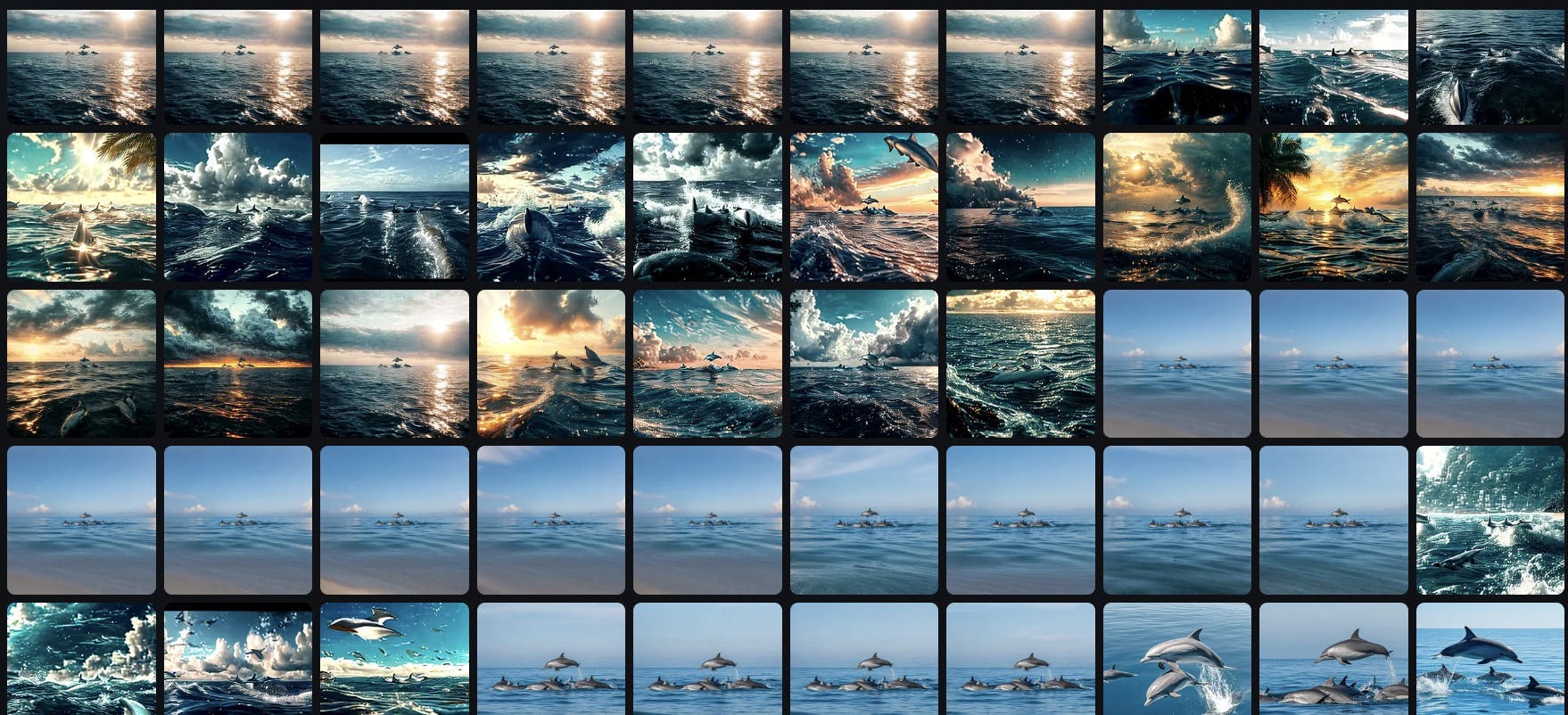 돌고래가 있는 바다 사진 모음