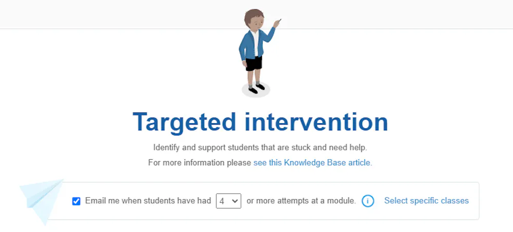 Targeted intervention report in Classic
