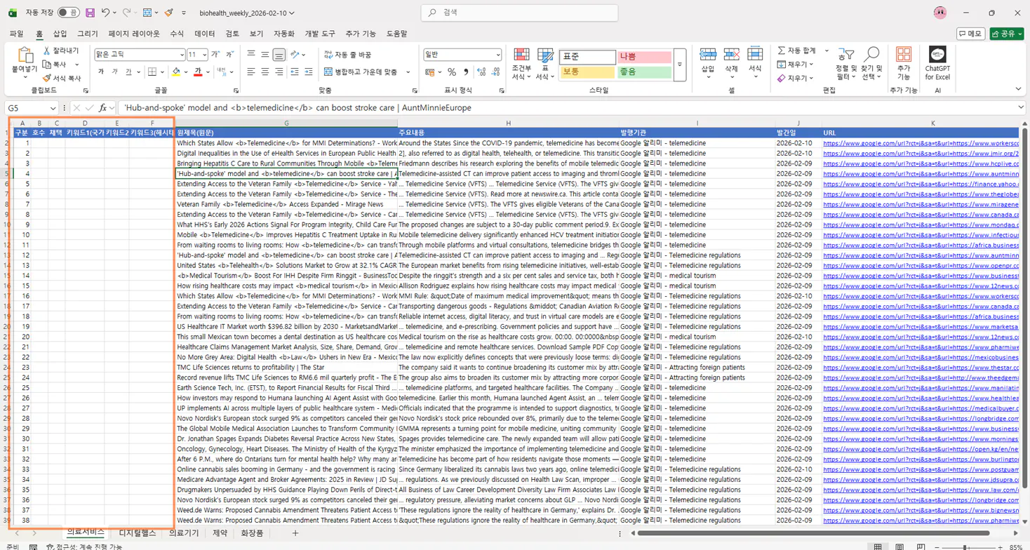 Microsoft Word 문서의 스크린샷