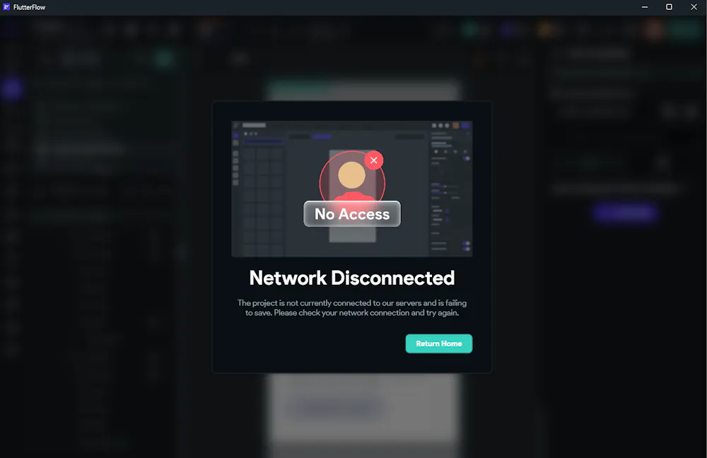 No Retry option on connection lost