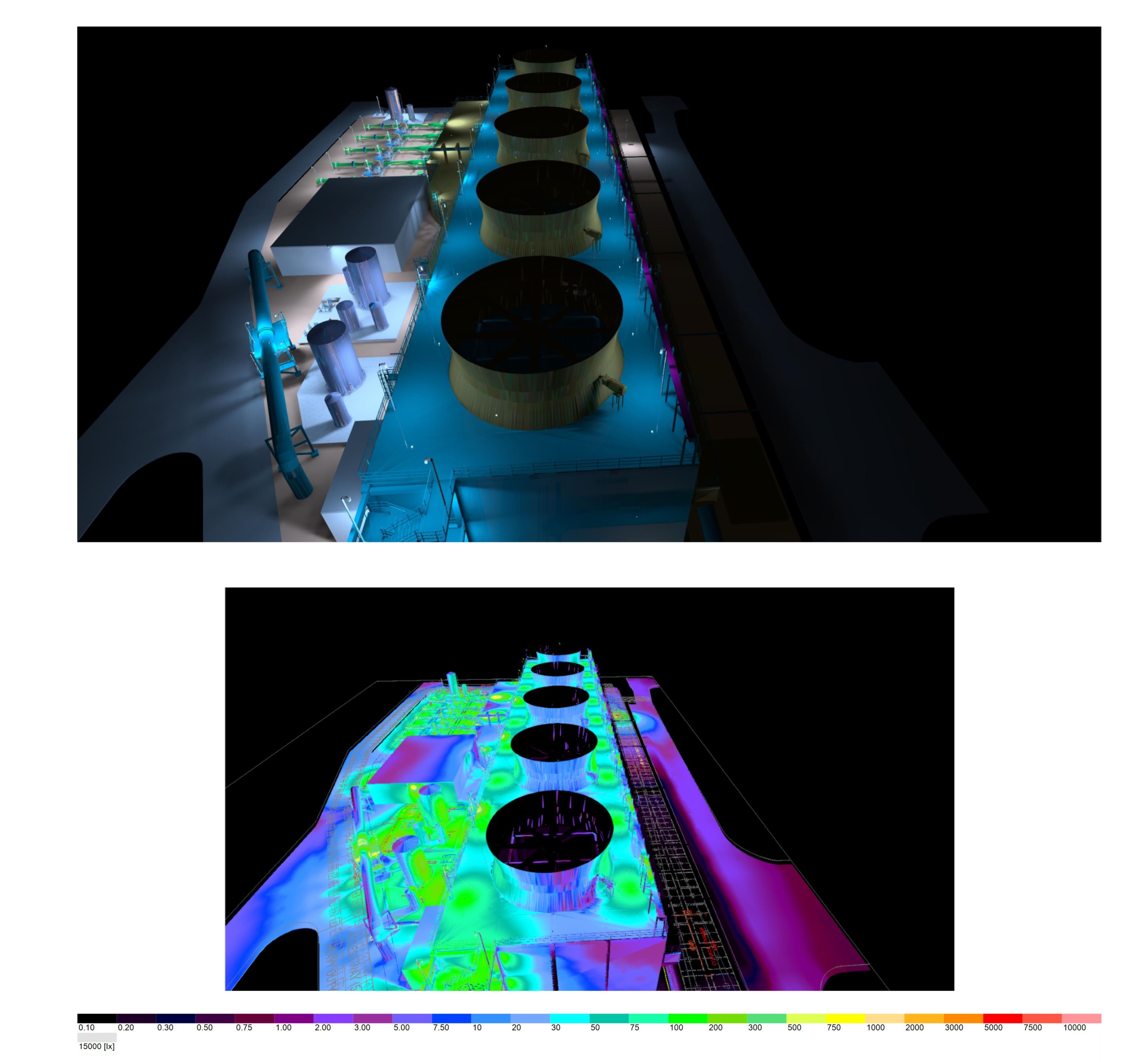 Outdoor Lighting For Plant Using Dialux Evo