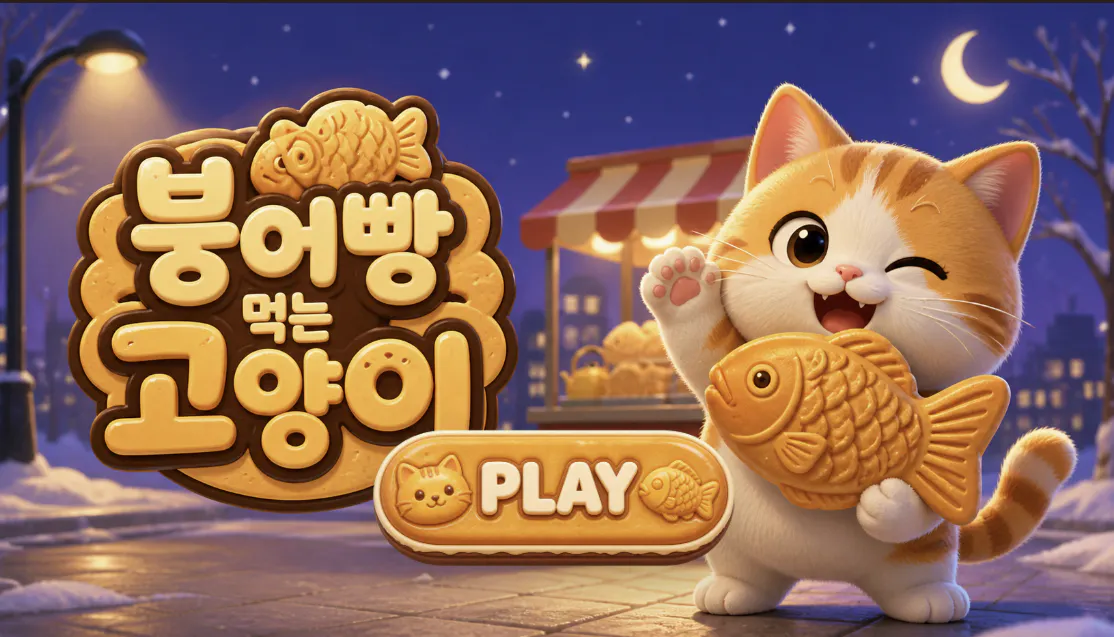 한국어로 게임하는 고양이