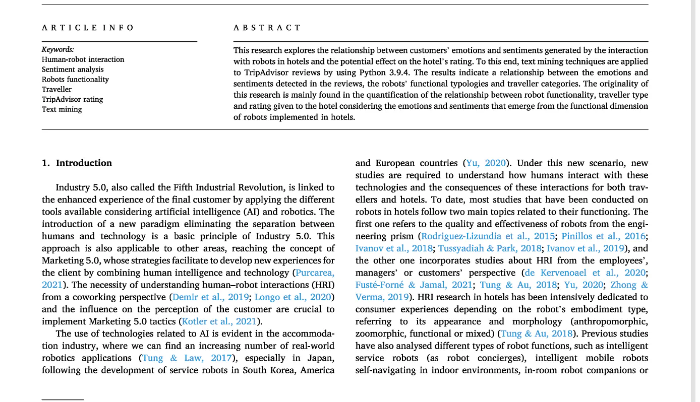 연구 논문의 제목이 적힌 문서
