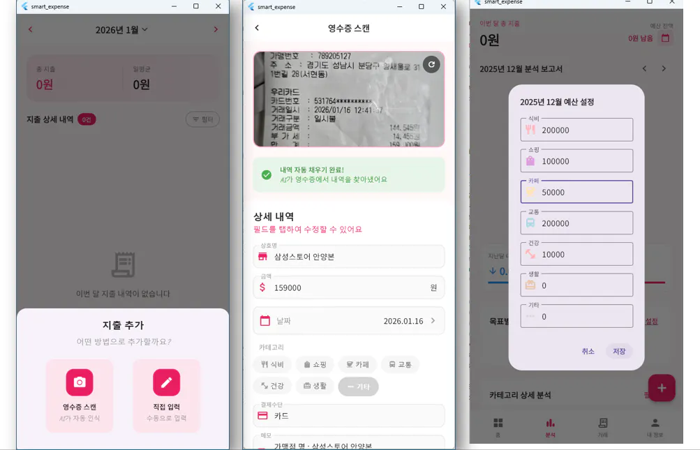 다양한 앱이 표시된 휴대전화 화면