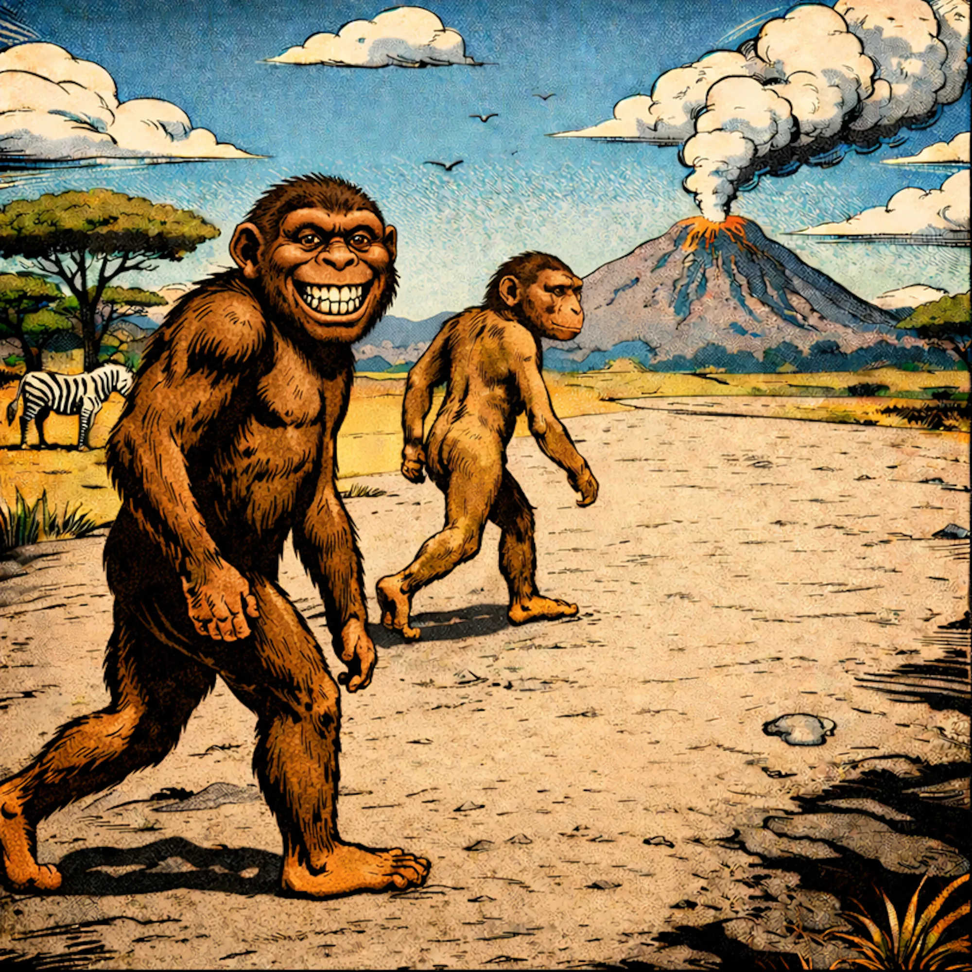 Before Us Kids! Evolution of Walking on Two Legs / A Real-Life ...