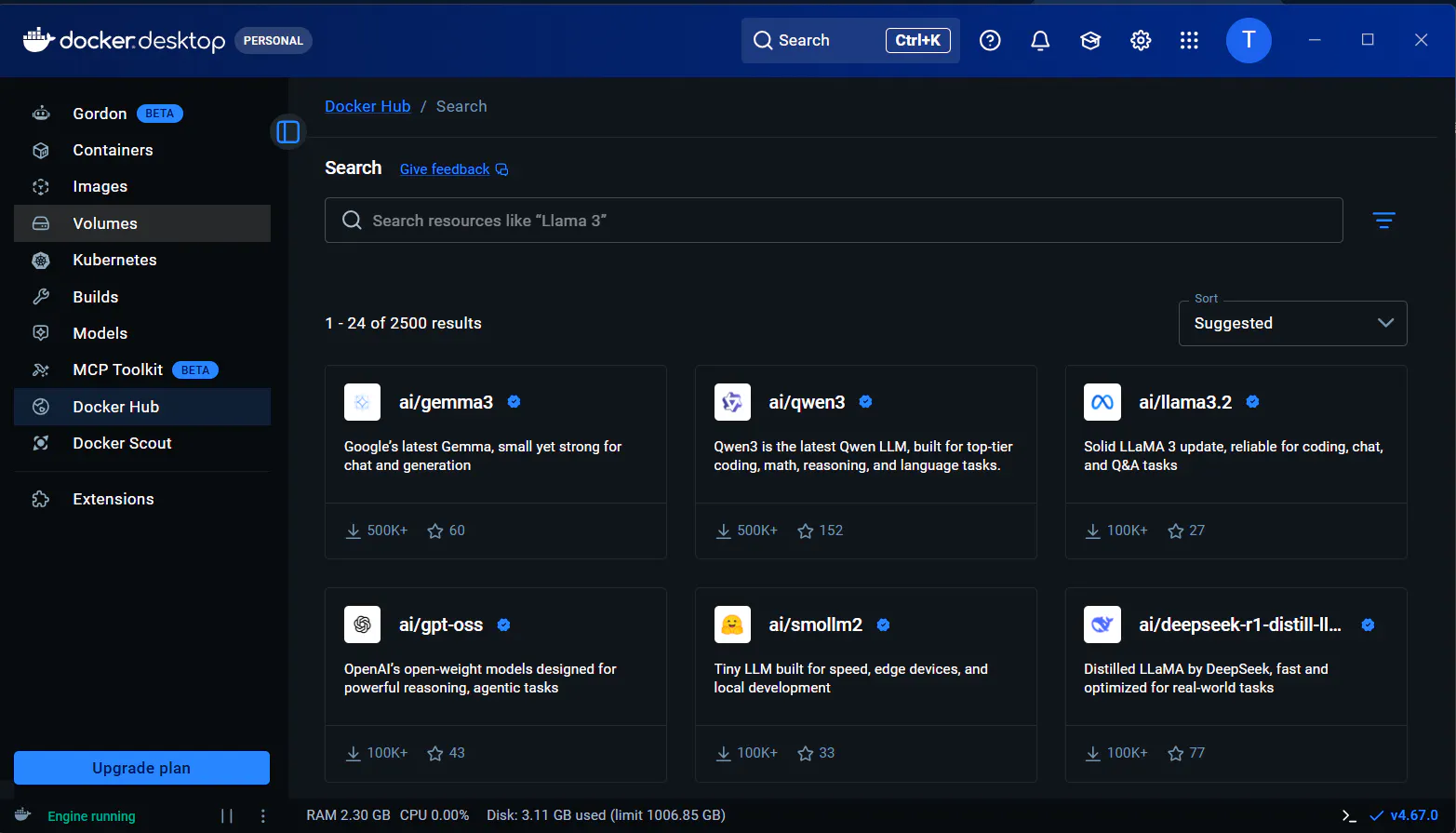다양한 옵션이 포함된 블루 스크린 스크린샷