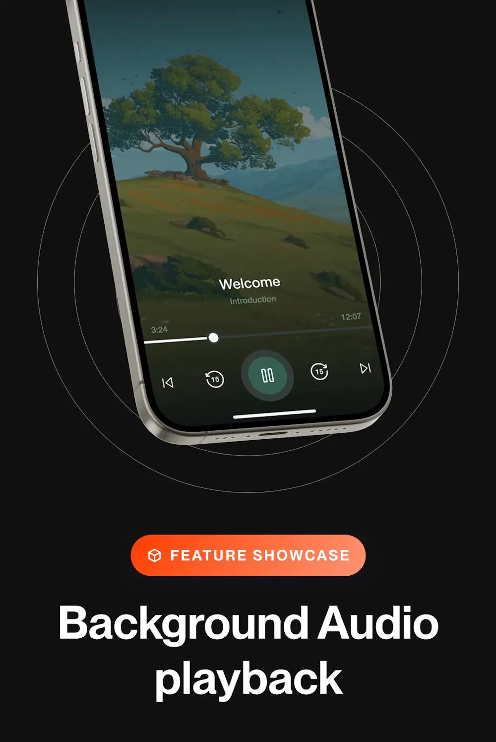 Feature Showcase: Background audio playback