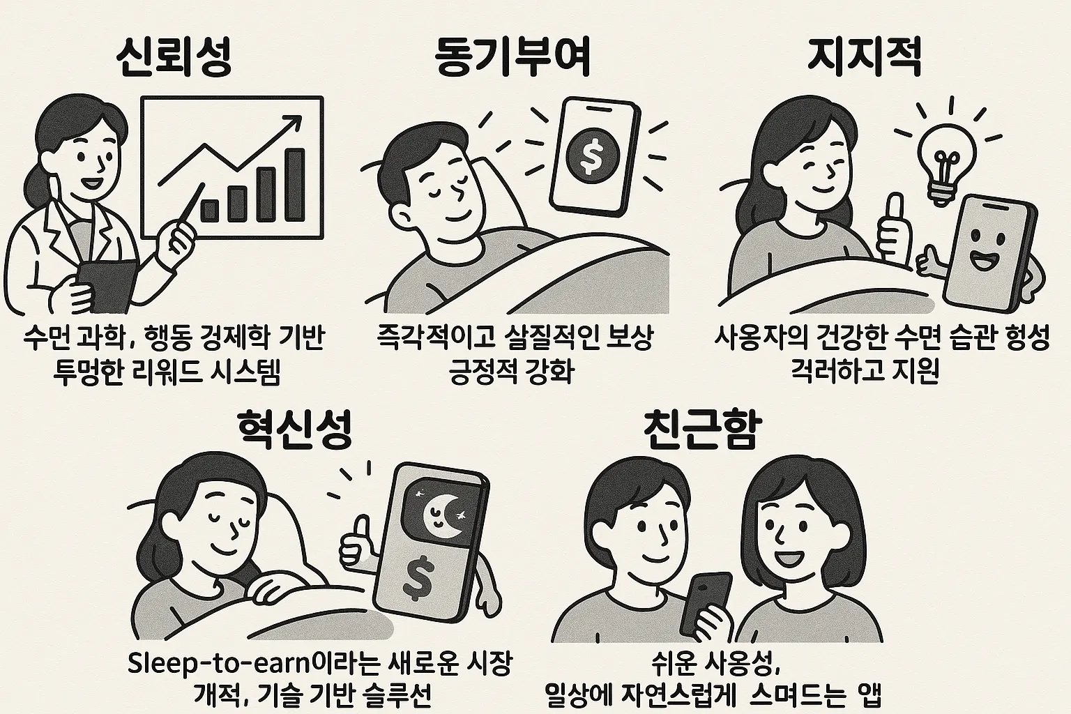 휴대 전화 사용 방법에 대한 한국 만화