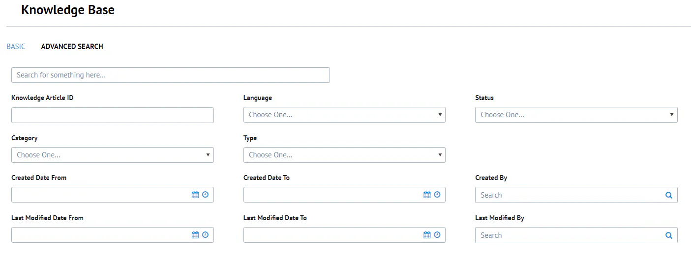 How To: Access and Use the Knowlegebase Search Page