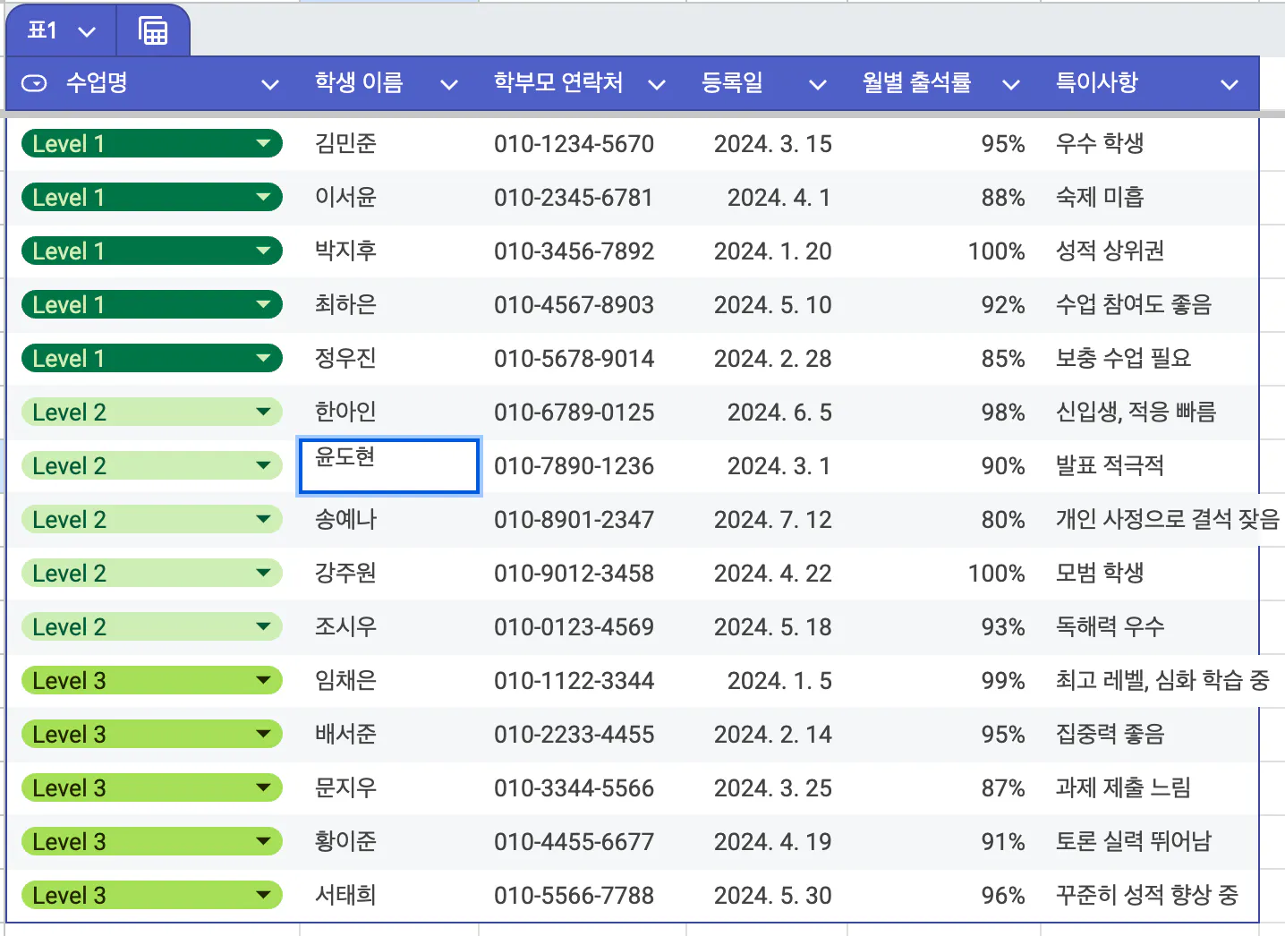 한국 컴퓨터 화면의 스크린샷