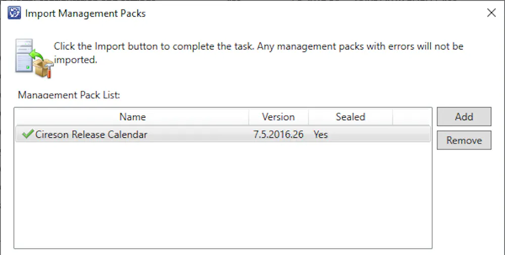 Install: Release Calendar