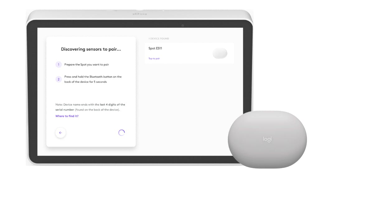 Choose your Spot from the list using the last 4 digits of its serial number.