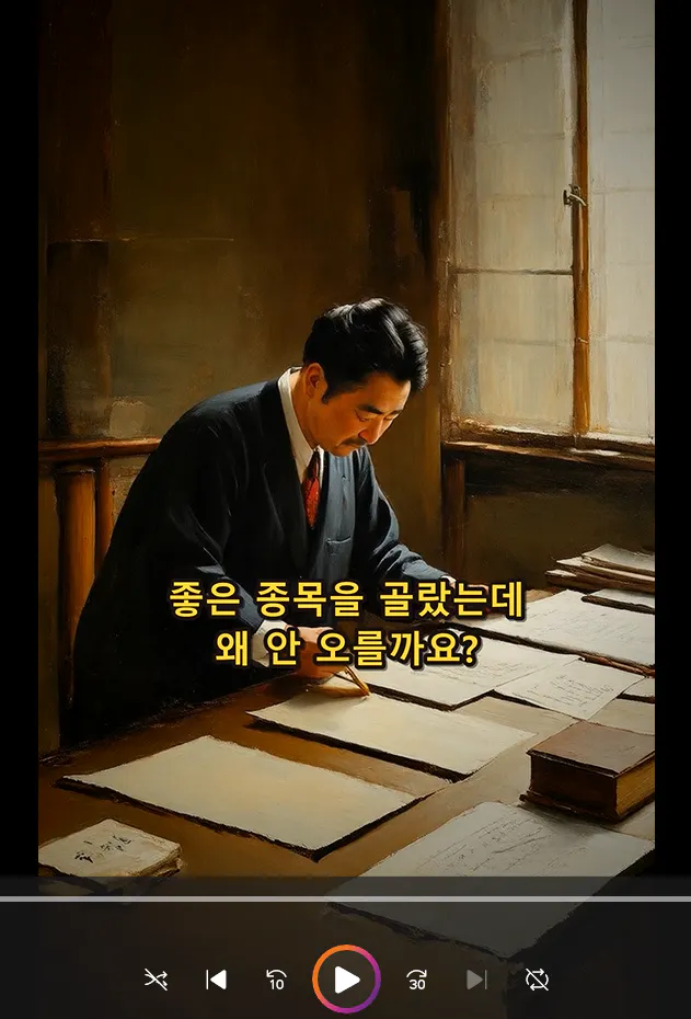 양복을 입은 남자가 책상에 글을 쓰고 있다